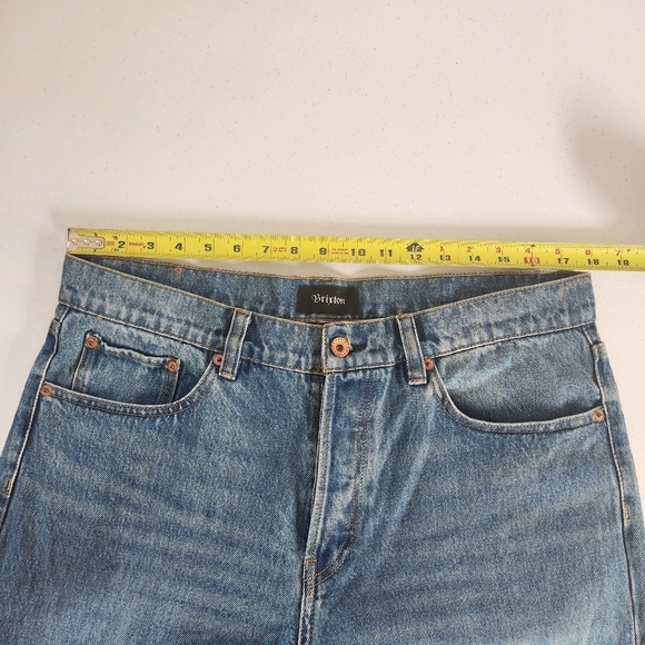 Brixton Jeans The Labor Pant Relaxed Fit Size 36x34 Mens Denim Straight Leg - Picture 10 of 13